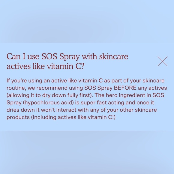 New SOS Tower 28 Daily Rescue Facial Spray - Spray Protecteur for Skin Flare-Ups - Picture 13 of 13